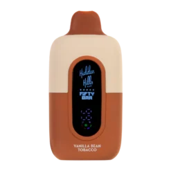 Vanilla bean tobacco hidden hills x fifty bar.webp